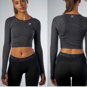 Gymshark long sleeve crop top